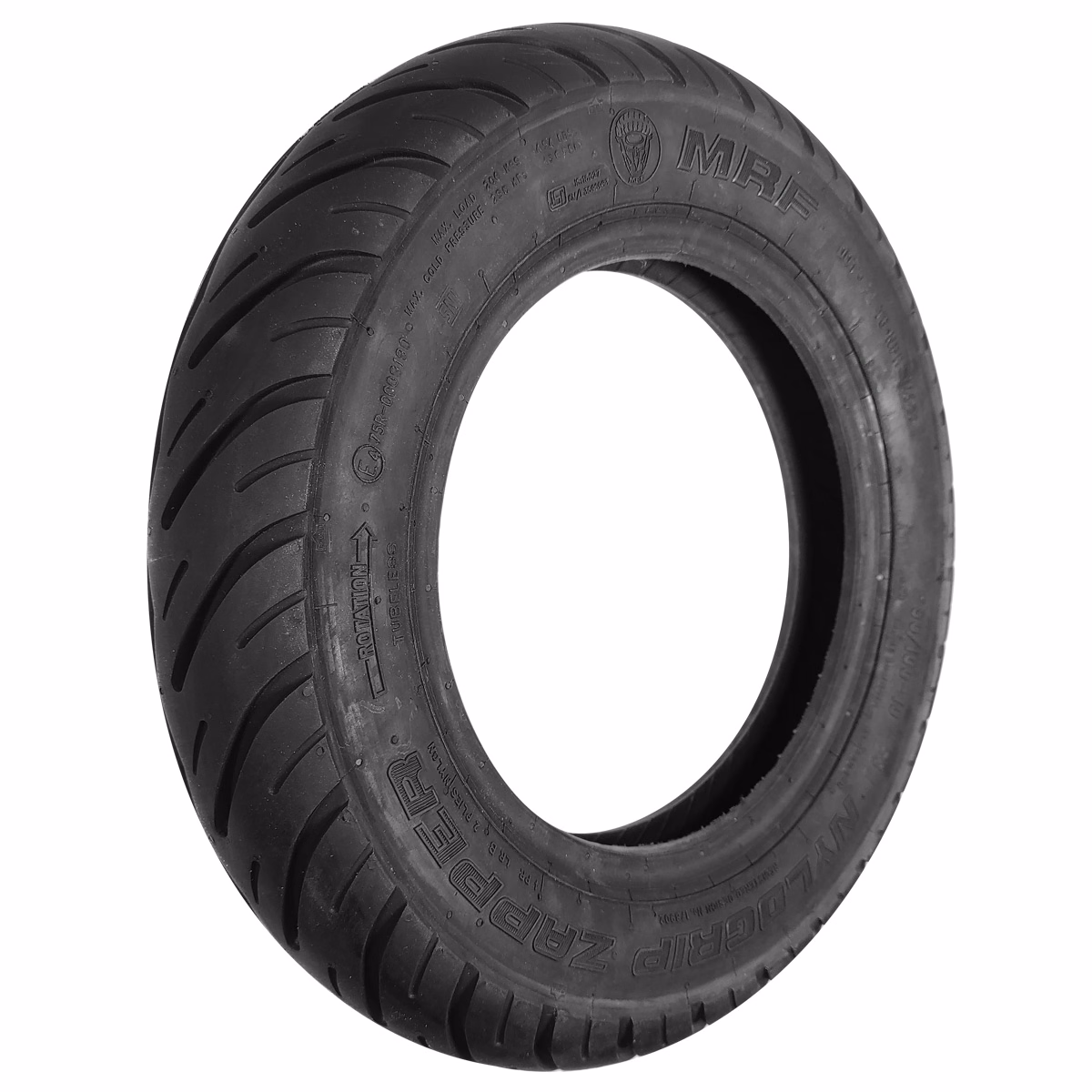 LLANTA MRF 90/100-10 53J NGP ZAPPER TL (*OEM NAVI 110, DIO-110, RAY-ZR DEL./TRAS., CYGNUS) (EN LA COMPRA DE 1 A 4 LLANTAS)