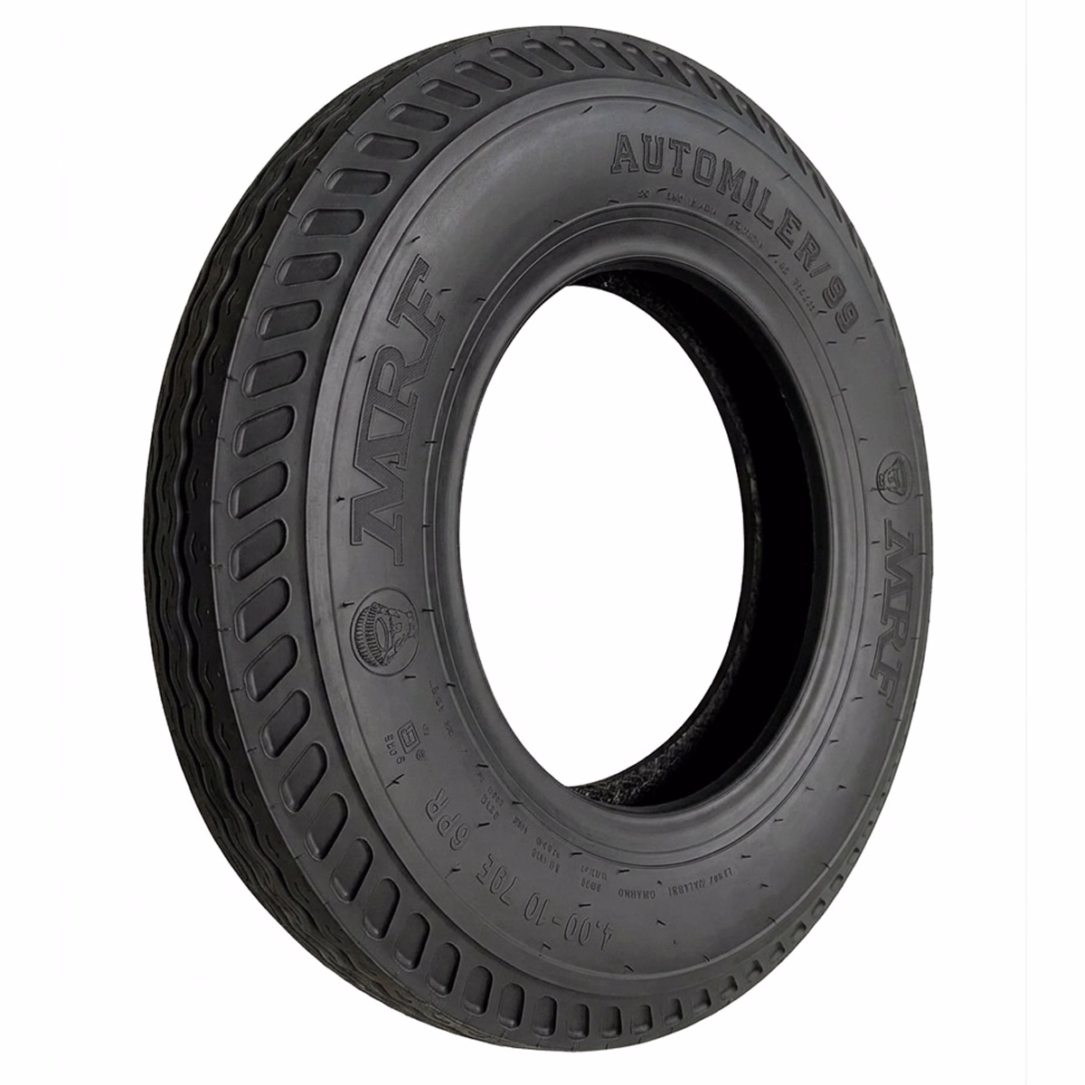 LLANTA MRF 4.00-10 AUTOMILLER 99 N6 TT (EN LA COMPRA DE 1 A 4 LLANTAS)