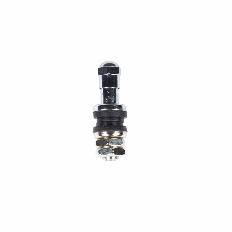 VALVULA METALICA CROMADA RECTA VS-8 (38MM LARGO X 11.5MM DIAMETRO DE MONTAJE) (PIEZA)