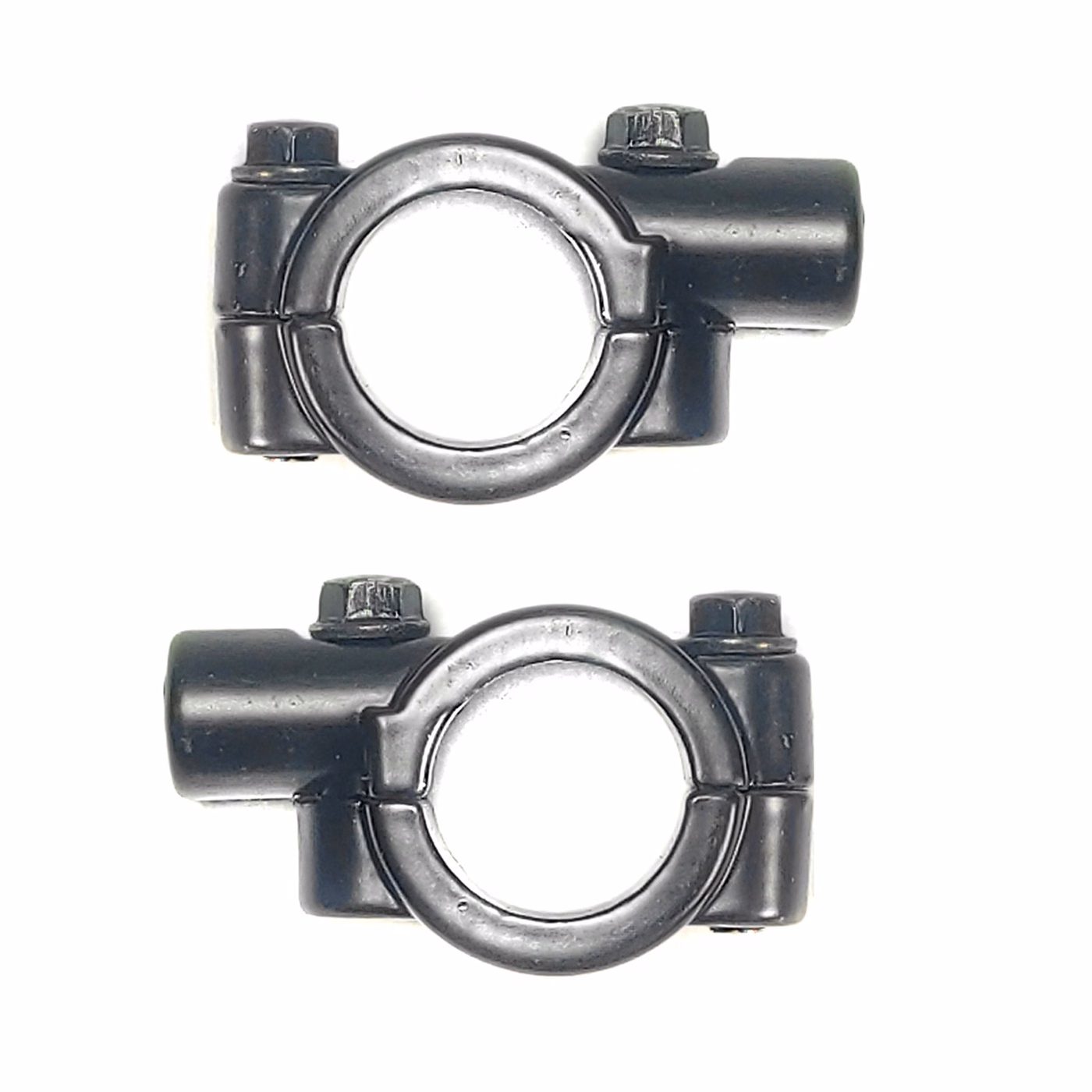 SOPORTES UNIVERSALES NEGROS 22.2MM ROSCA DERECHA 10MM (PAR)