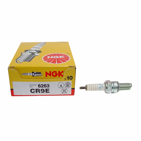 BUJIA NGK CR9E (PRECIO POR PIEZA) (COMPRA MINIMA POR CAJA) (CAJA C/ 10 PIEZAS)