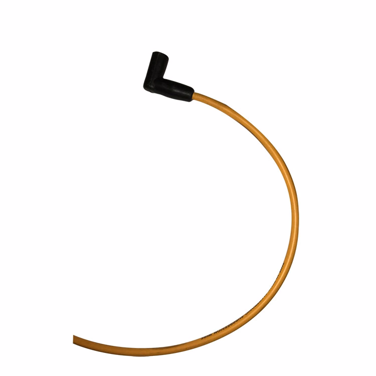 CABLE P/ BUJIA AMARILLO C/ CAPUCHON CODO 90°