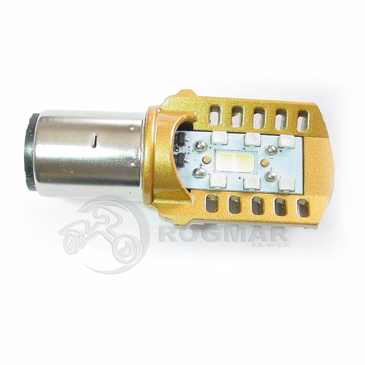 FOCO LED M11J BA20D CBS 6W 12V (BAJA 600 LM, ALTA 600LM) (VENTA DE 1 PIEZA)