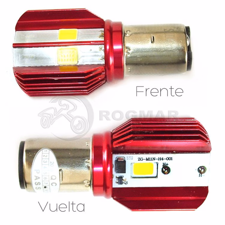 FOCO LED CBS 12V 17W ROJO M11N (BAJA 1100LM, ALTA 1700LM) (VENTA DE 1 PIEZA)