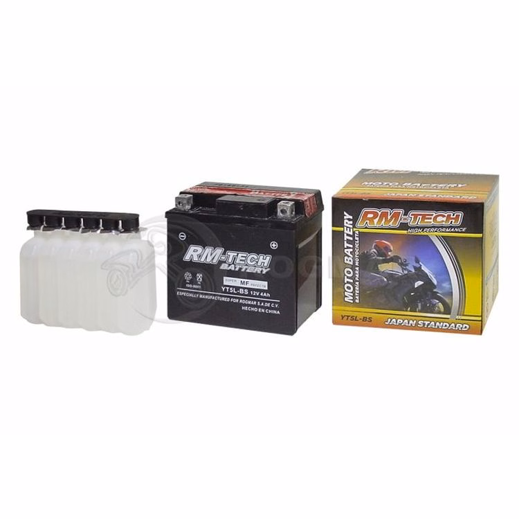 BATERIA RMTECH YT5L-BS C/ ACIDO ( 110L / 65W / 100H )