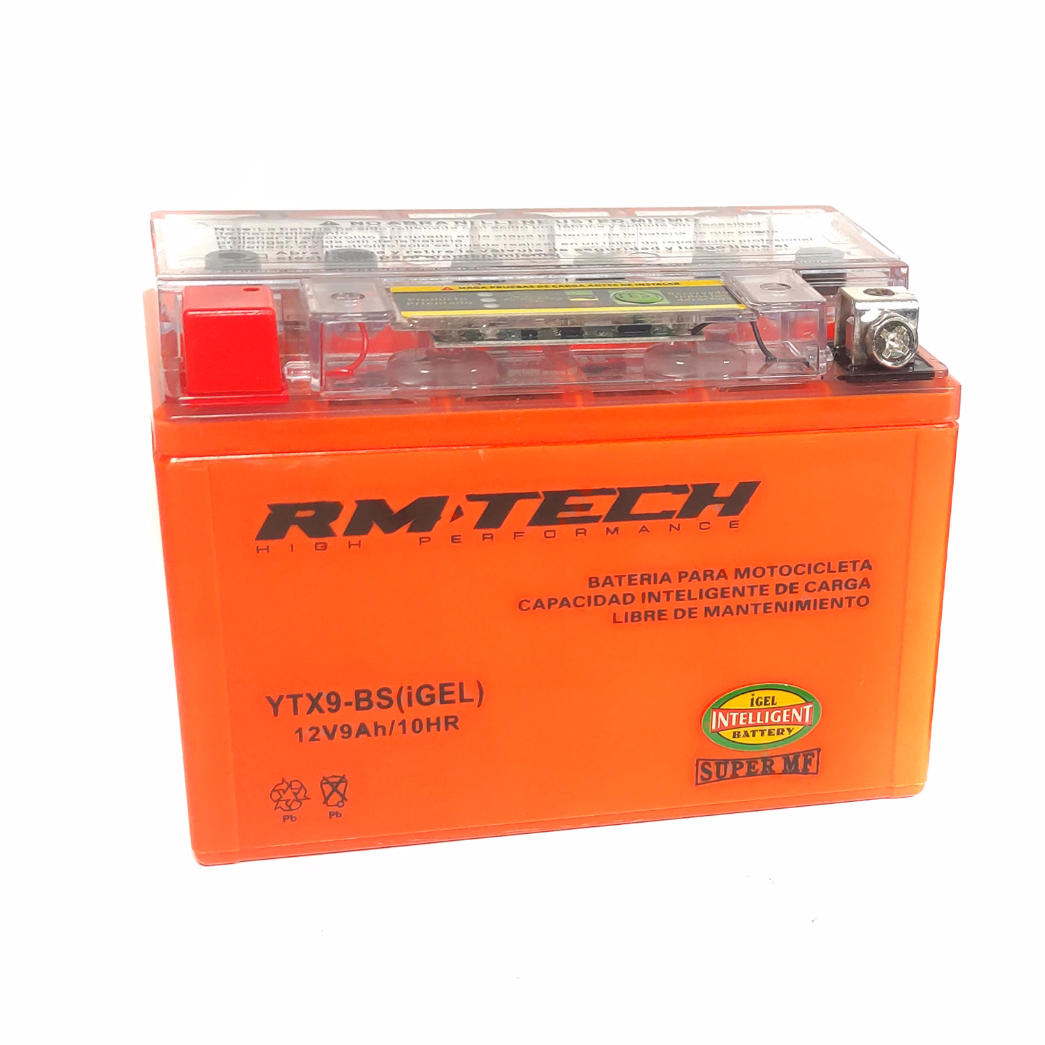 BATERIA RMTECH YTX9-BS IGEL ( 150L / 87W / 105H )