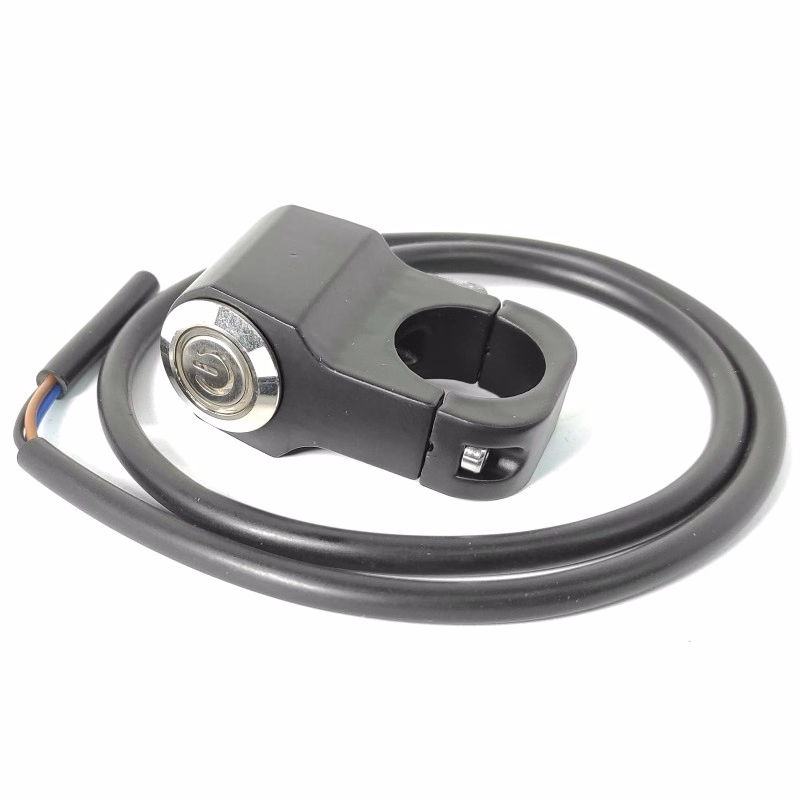 INTERRUPTOR LUCES FAROS ALUMINIO 12V 21MM-25MM (CON LUZ) (CONTRA EL AGUA) 101482