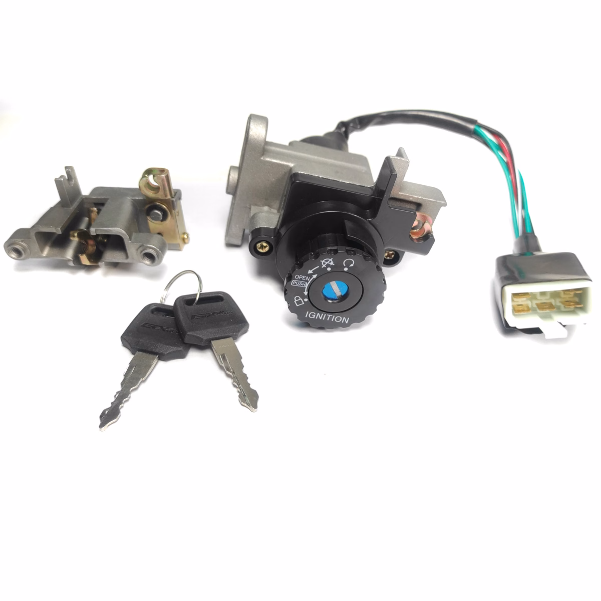 INTERRUPTOR ENCENDIDO 12V P/ WS-150 '09-'19, P/ WS-150NF '13-'14, P/ WS-175 '12-'18, P/ W150 '17-'26, P/ XW-150 '18-'22 (JUEGO)