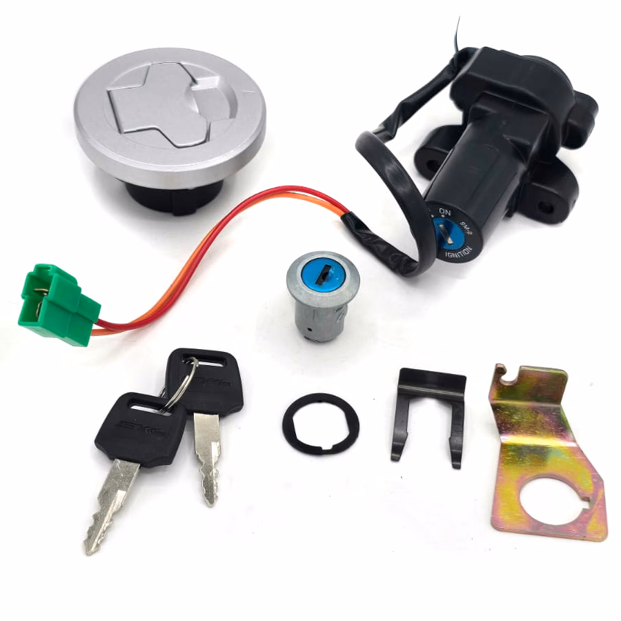 INTERRUPTOR ENCENDIDO 12V P/ GIXXER-150 (JUEGO)