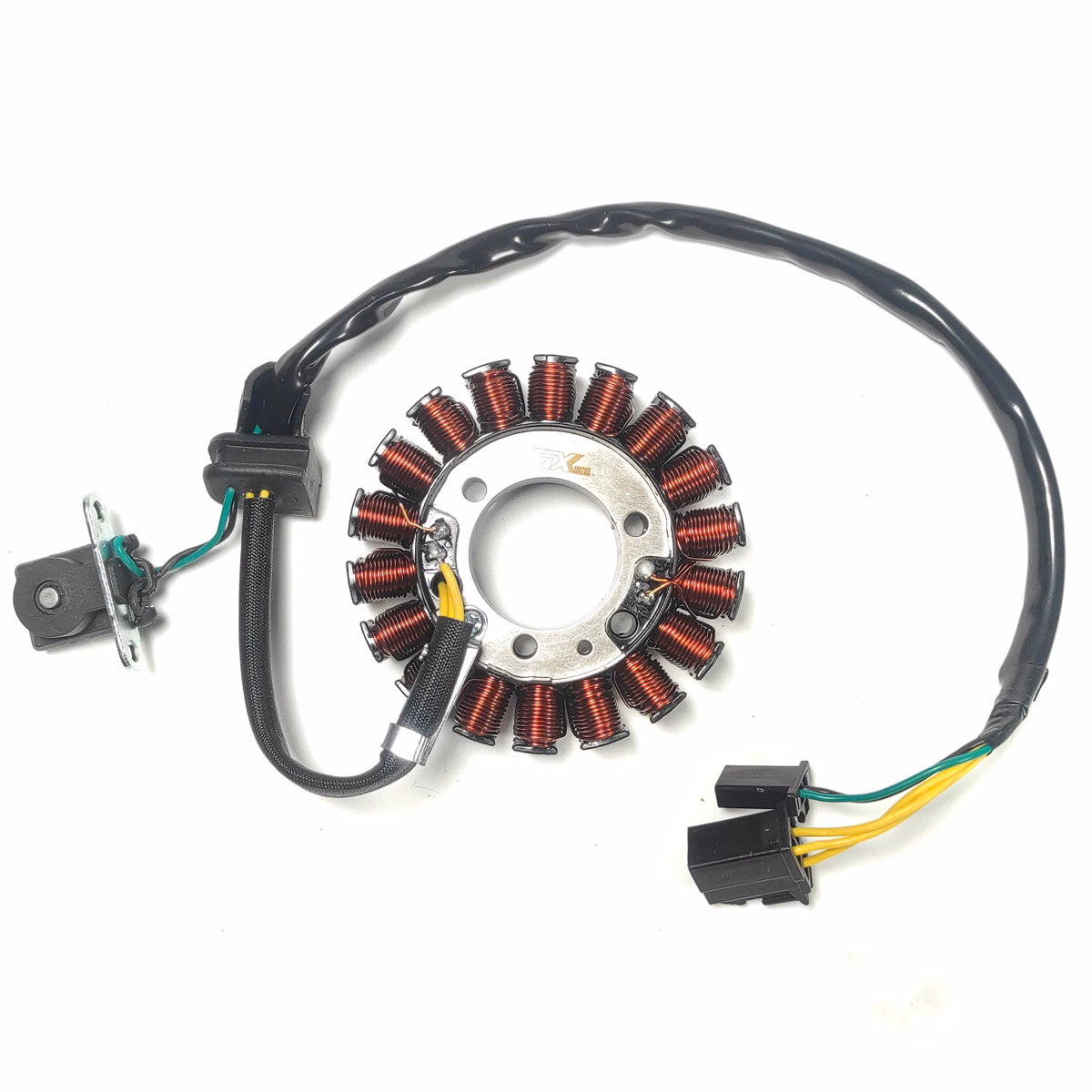 ESTATOR COMPLETO 12V P/ GIXXER-150 SF (18 BOBINAS)