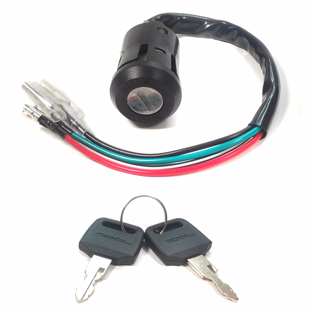 INTERRUPTOR ENCENDIDO 12V P/ CARGO-125 M.A. (JUEGO)