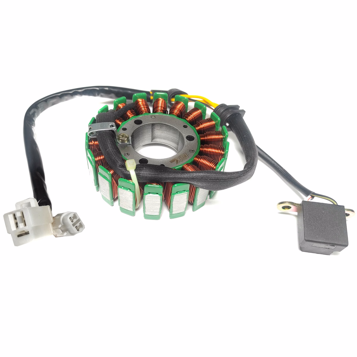 ESTATOR COMPLETO 12V P/ NS200, P/ AS200 M.N. (18 BOBINAS)