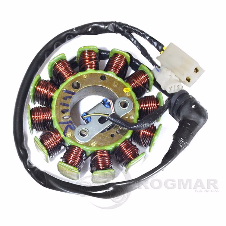 ESTATOR COMPLETO 12V P/ NS200, P/ AS200 M.A. (12 BOBINAS)
