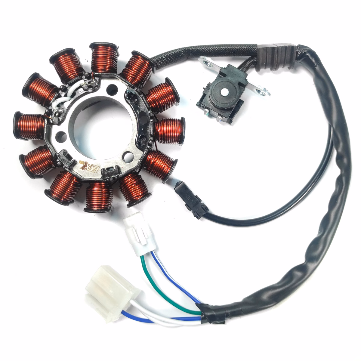 ESTATOR COMPLETO 12V P/ FZ-16 2.0 (12 BOBINAS)