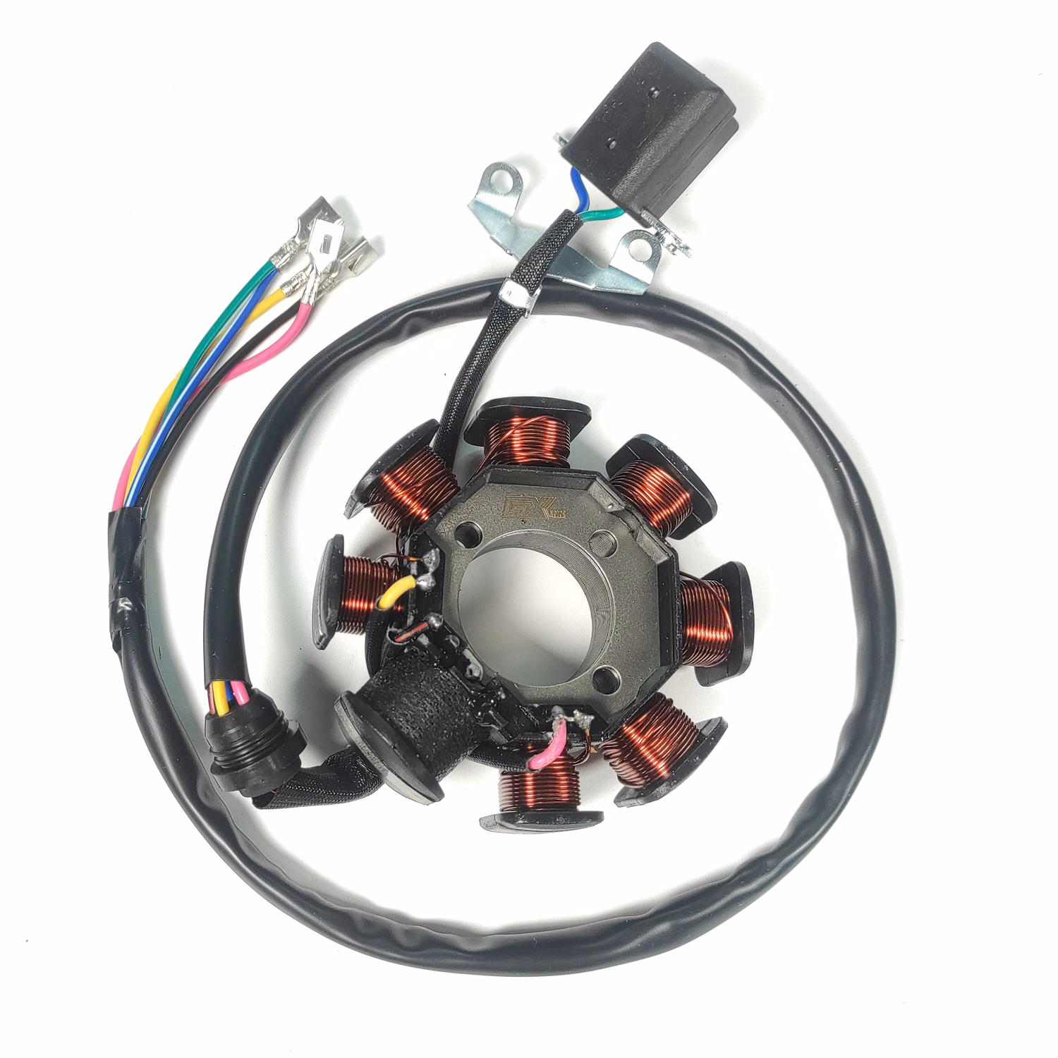 ESTATOR COMPLETO 12V P/ DM-200 '14-'20, P/ DM-200 SPORT '19-'20, P/ XEVERUS 250 (8 BOBINAS)