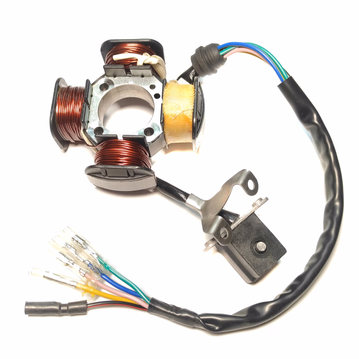 ESTATOR COMPLETO 12V SUNGO P/ TOOL-125 (4 BOBINAS)