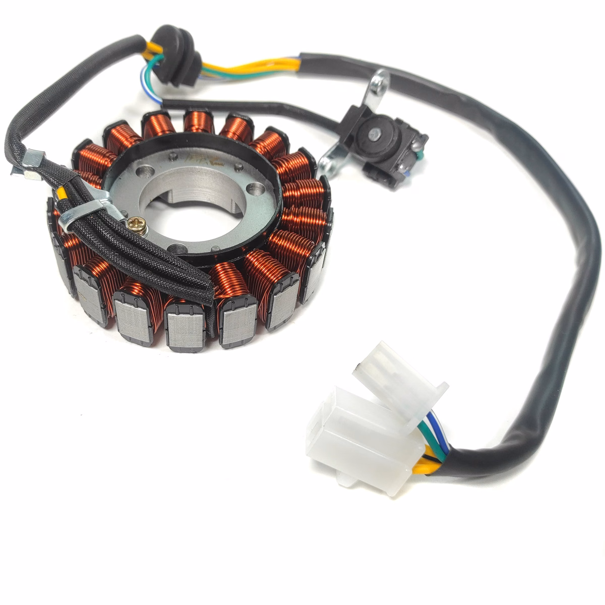 ESTATOR COMPLETO 12V P/ GL-150 CARGO (18 BOBINAS)