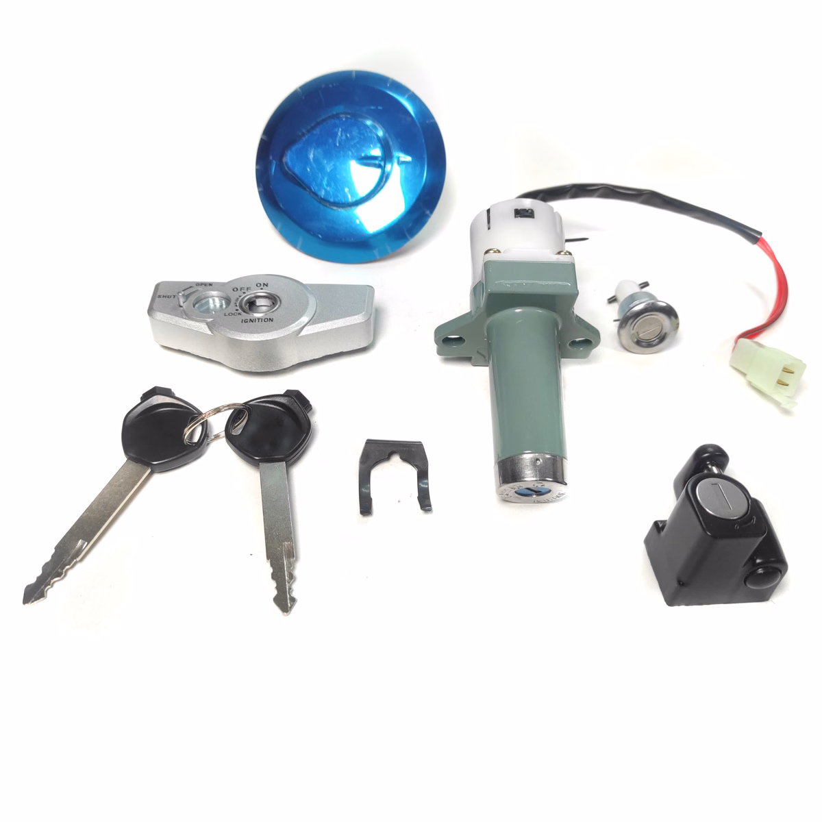 INTERRUPTOR ENCENDIDO COMPLETO 12V P/ GL-150 CARGO (JUEGO)