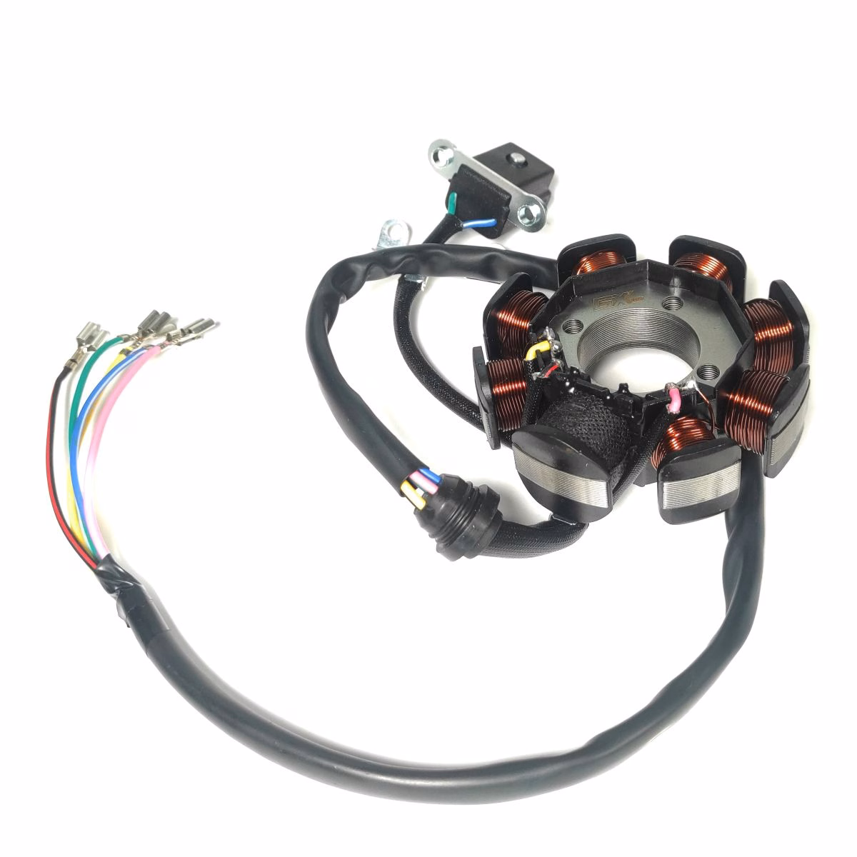 ESTATOR COMPLETO 12V P/ RC-200, P/ SPITFIRE (8 BOBINAS)
