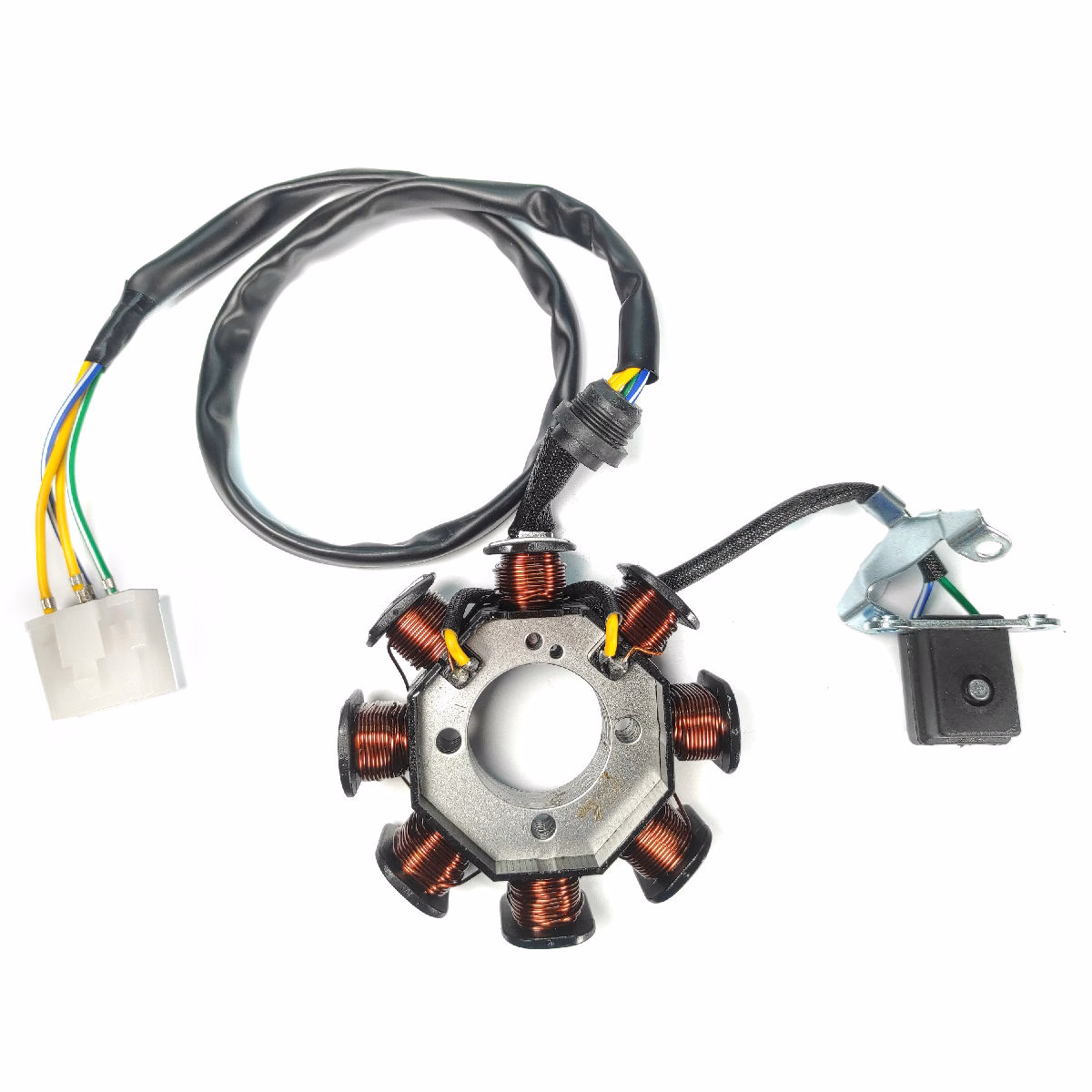 ESTATOR COMPLETO 12V P/ ROCKETMAN 250 (8 BOBINAS)