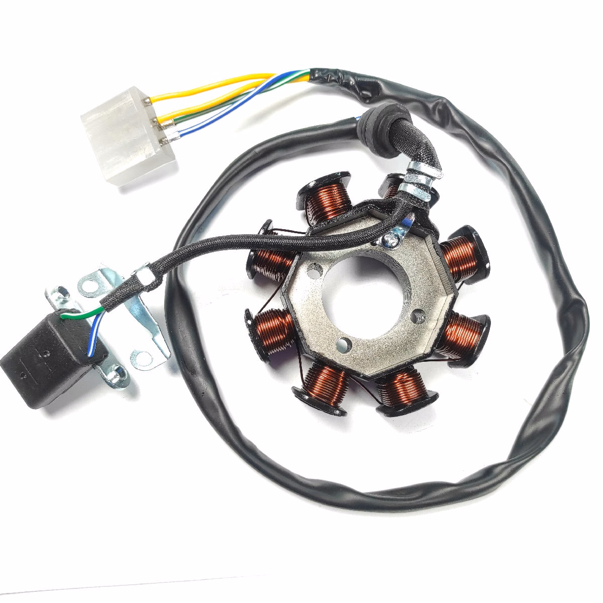 ESTATOR COMPLETO 12V P/ TORNADO 250 (8 BOBINAS)