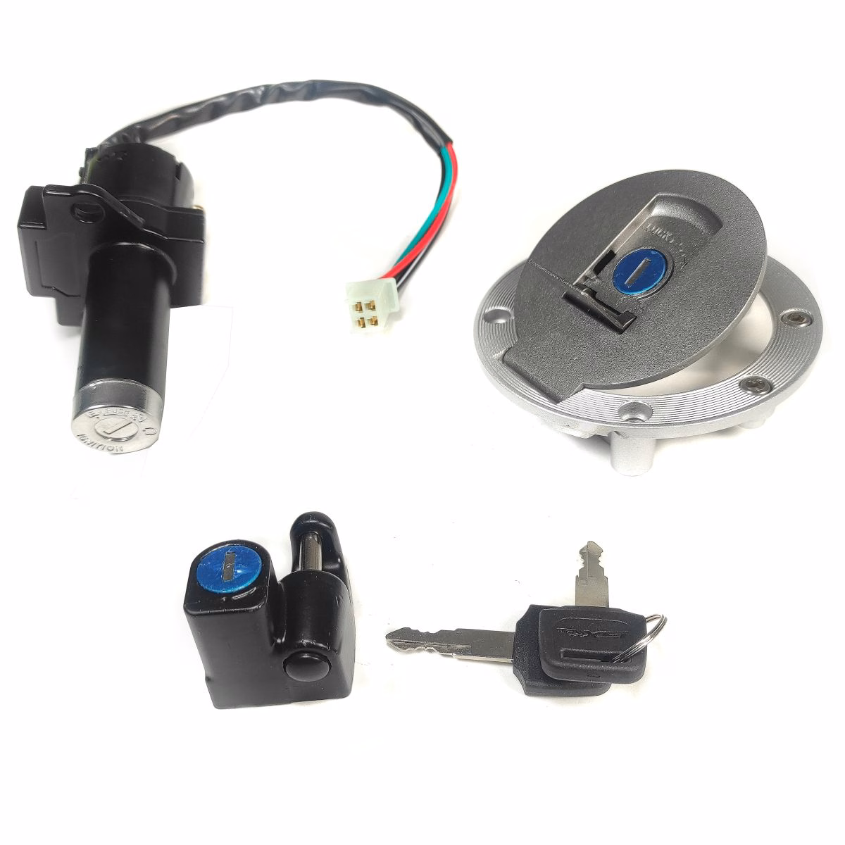 INTERRUPTOR ENCENDIDO COMPLETO 12V P/ DM-250 (JUEGO)