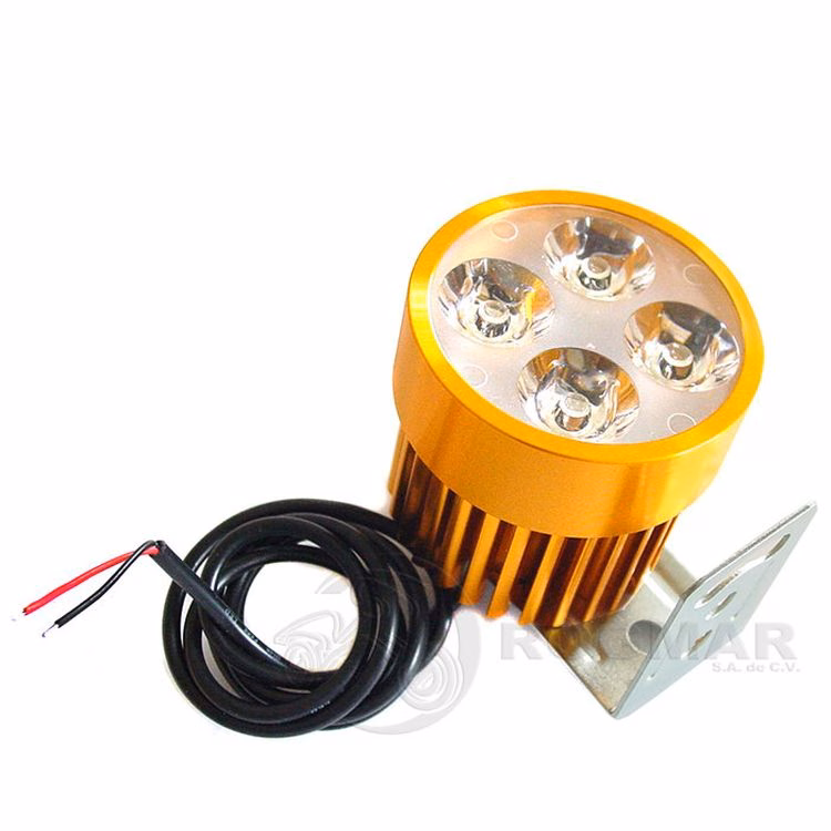 FARO AUXILIAR CON BASE DORADA 12V 20W SG-0110A