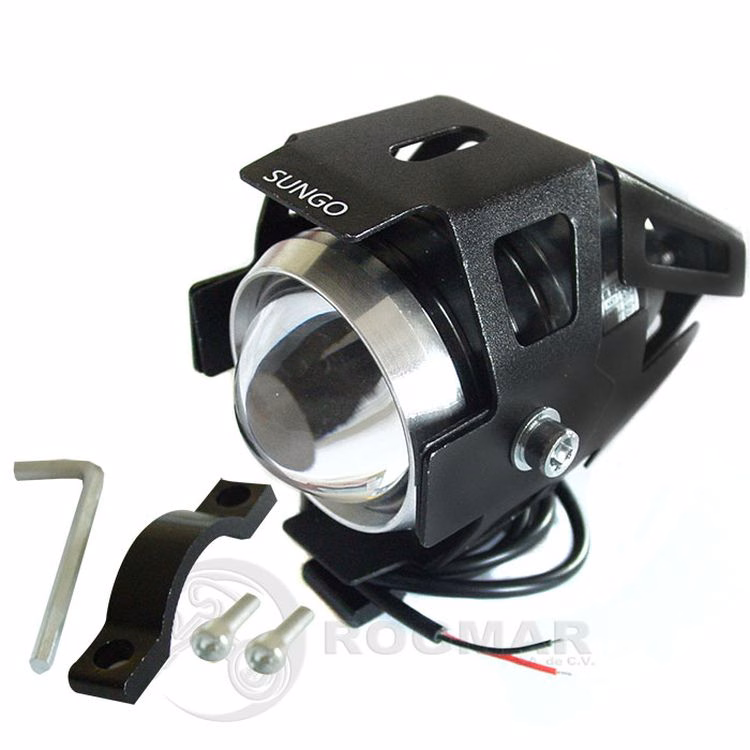 FARO LED AUXILIAR NEGRO 12V 10W FY-U5