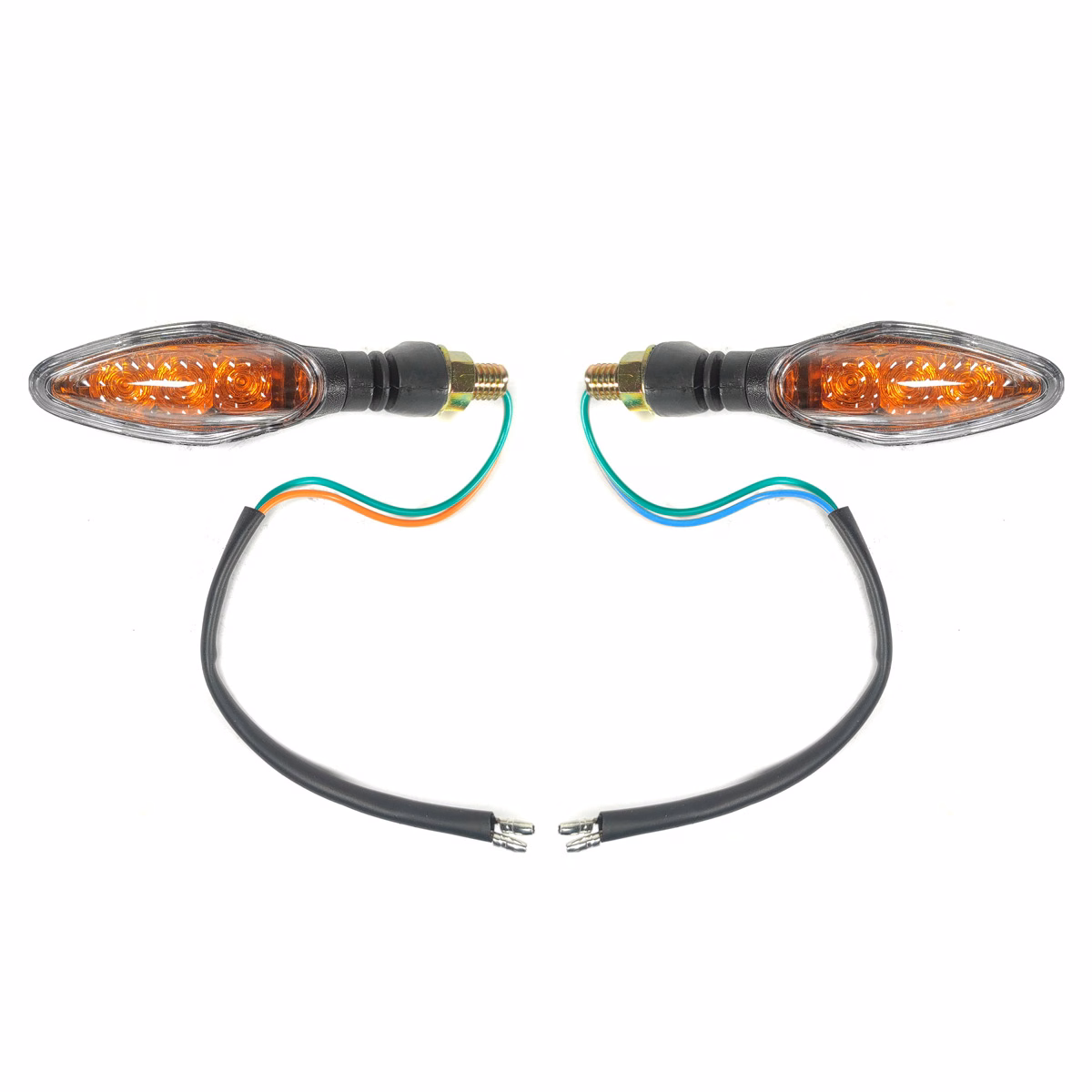 DIRECCIONAL DELANTERA IZQUIERDA/DERECHA LED 12V P/ 250Z VERDE GRAFITO (PAR)