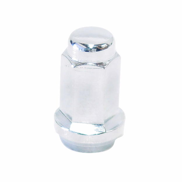 TUERCA RIN CUATRI CROMO P/ HONDA, P/ YAMAHA TAPADA 10X1.25 (TIPO K HEXAGONAL 14MM X ALTURA 30.2MM) SERIE SS  T-7