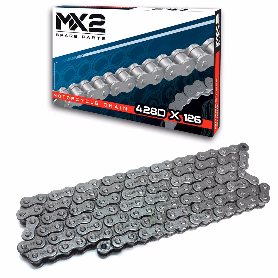 CADENA MX2 428D X 126 (PRECIO POR PIEZA) (EN LA COMPRA DE 1 A 24 PIEZAS)