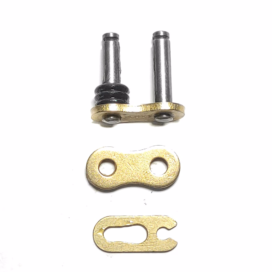 CANDADO CADENA MX2 428H O-RING DORADO (GOLD) (PRECIO POR PIEZA) (VENTA MINIMA POR 10 PIEZAS)