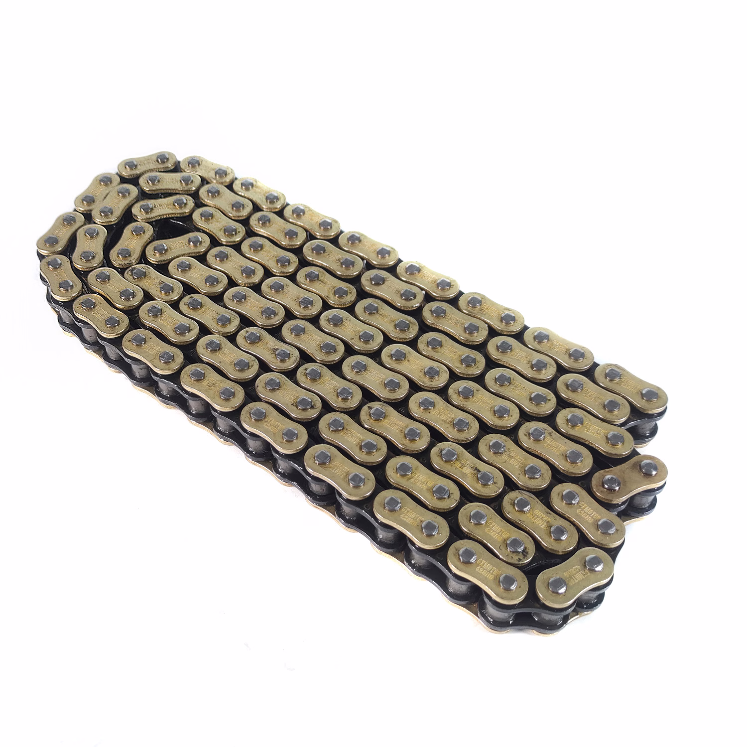 CADENA GX MOTOR 428HO X 136L O-RING GOLD&BLACK (PRECIO POR PIEZA) (EN LA COMPRA DE 1 A 14 PIEZAS)