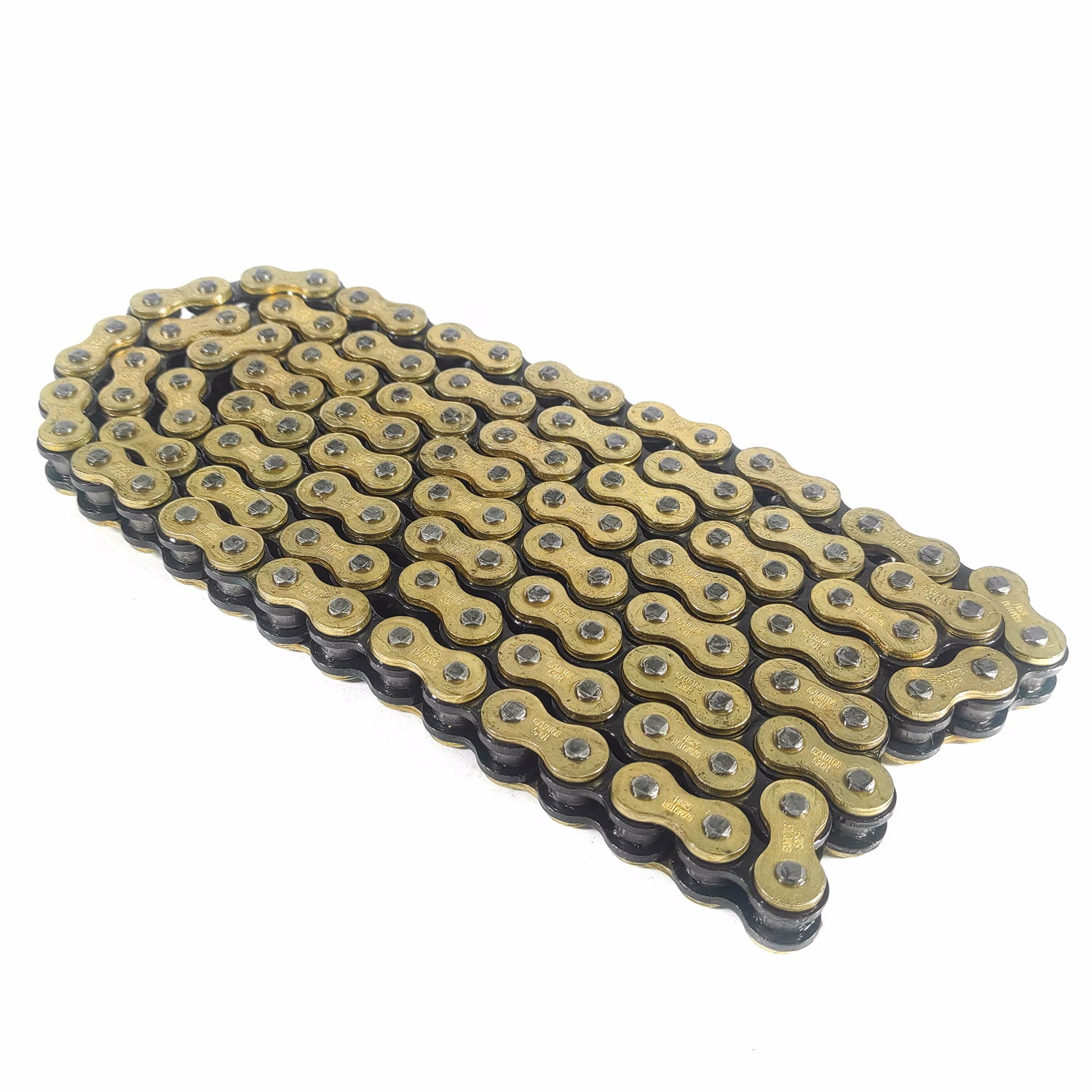 CADENA GX MOTOR 520H X 120L GOLD&BLACK (PRECIO POR PIEZA) (EN LA COMPRA DE 1 A 19 PIEZAS)