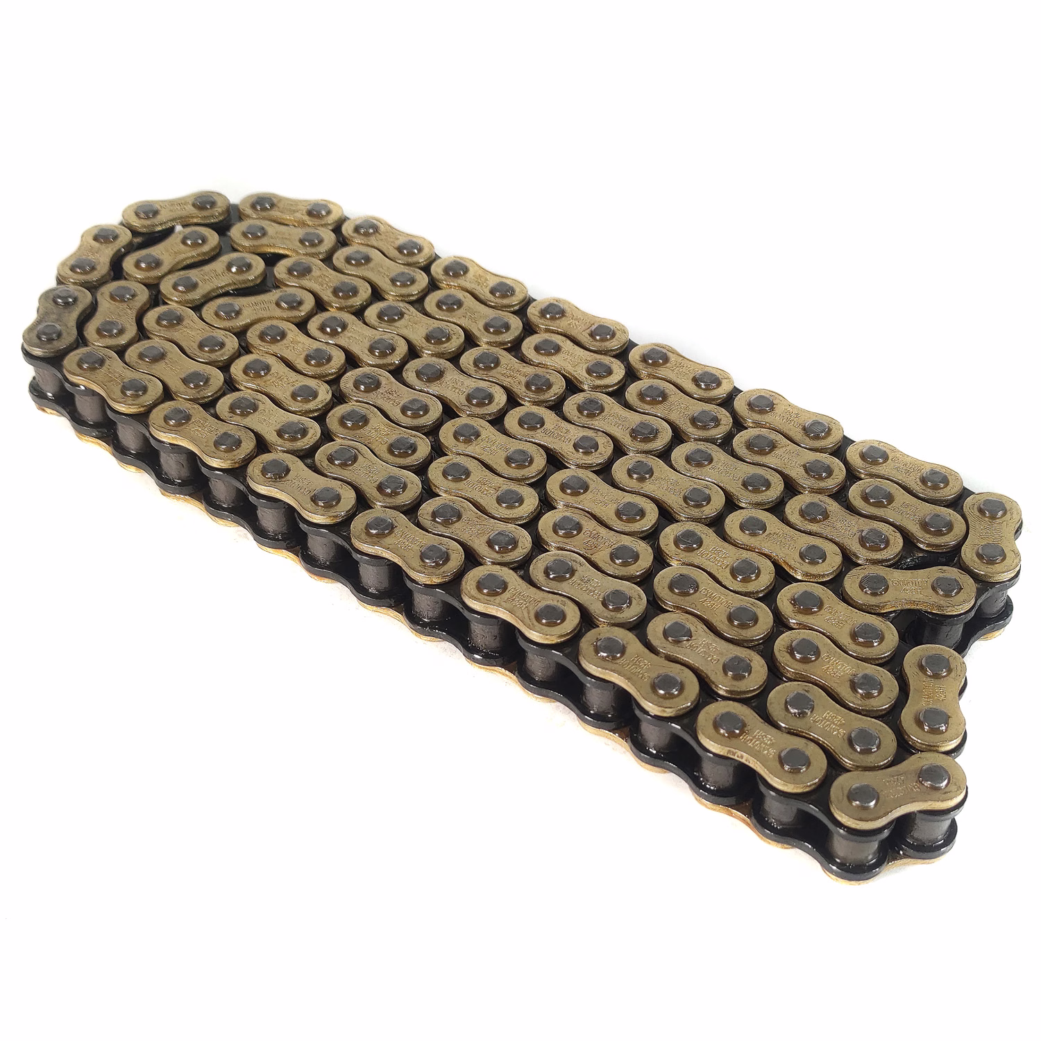 CADENA GX MOTOR 428H X 126L GOLD&BLACK (PRECIO POR PIEZA) (EN LA COMPRA DE 1 A 19 PIEZAS)