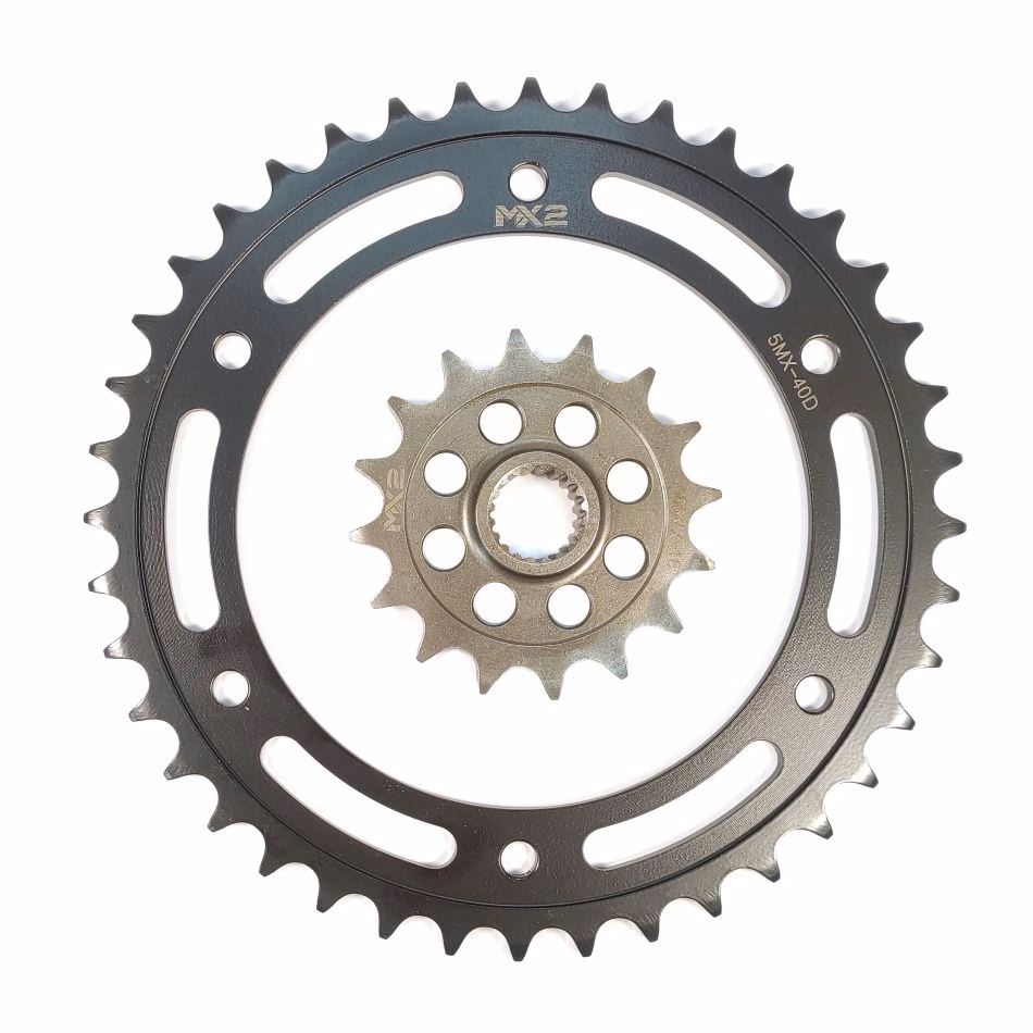 JUEGO DE ENGRANES MX2 P/ BMW G310R, P/ BMW G310 GS 16-20 (40/16D) (MX5/MX406)