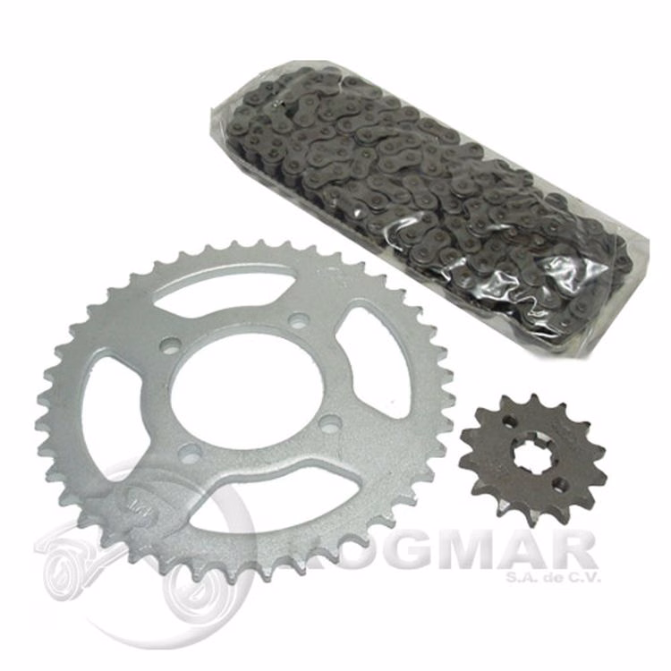 JUEGO DE ENGRANES CON CADENA P/ FT-150 (39/15D, 428X126L)