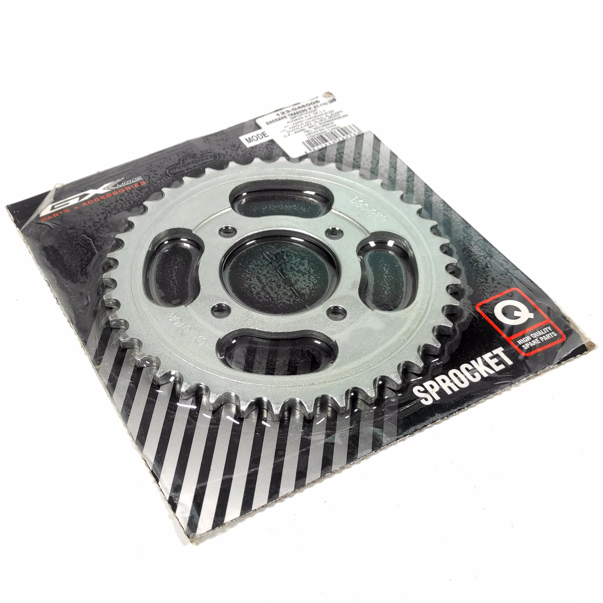 ENGRANE TRASERO P/ AT-110, P/ XT-110 GRAFITO '13-'17, P/ AT-110 RT CON LED '16-'25, P/ XT-110RT, P/ AT-110 NEGRA '16-'18, P/ AT-125 RT '20-'25 38D