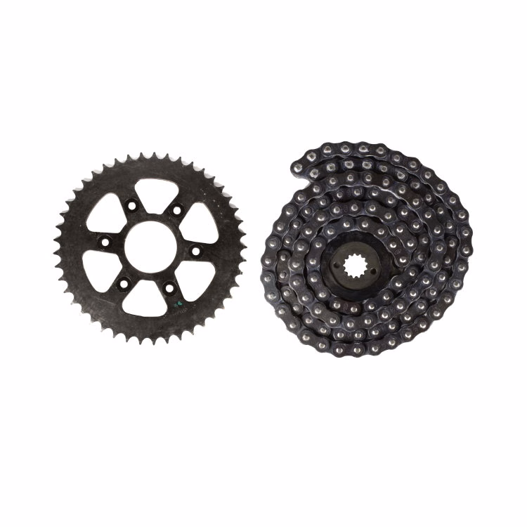 JUEGO DE ENGRANES CON CADENA P/ DOMINAR 400, P/ DOMINAR 400 UG, P/ DOMINAR 400 TOURING  (520HX120L C/ O-RING, 45/15D)