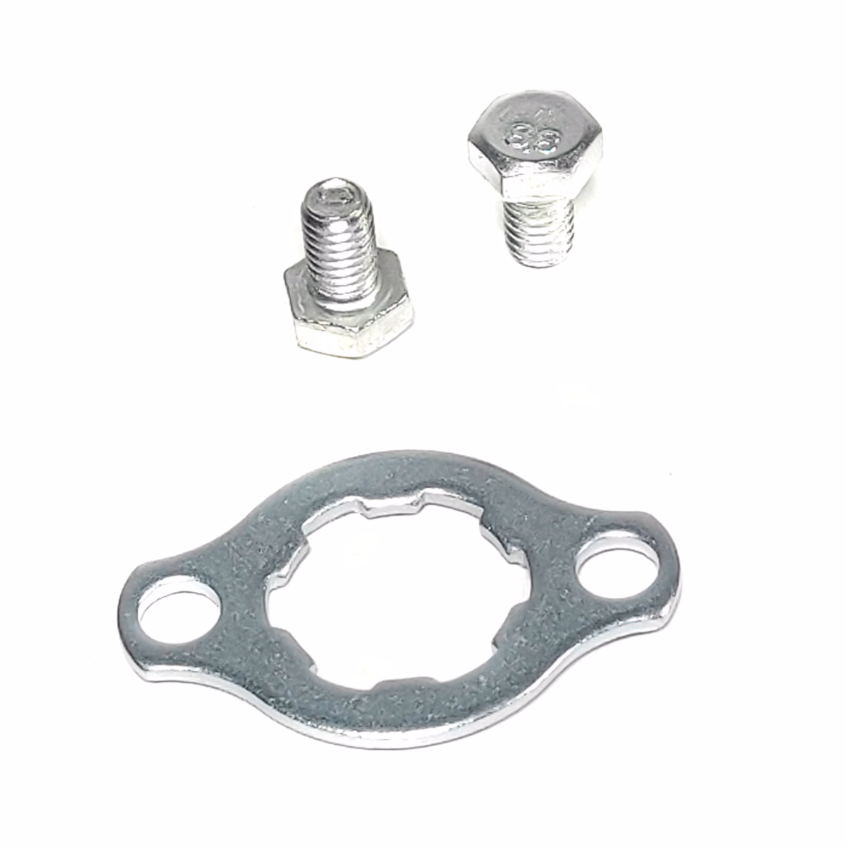 TORNILLOS Y SEGURO ENGRANE DELANTERO P/ GL-150, P/ XR-150 (JUEGO)