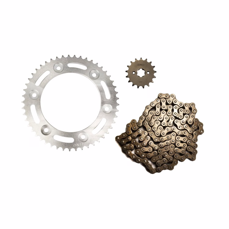 JUEGO DE ENGRANES CON CADENA SUNGO P/ XR-150L, P/ XR-190L (17/49D, 428HX130L)