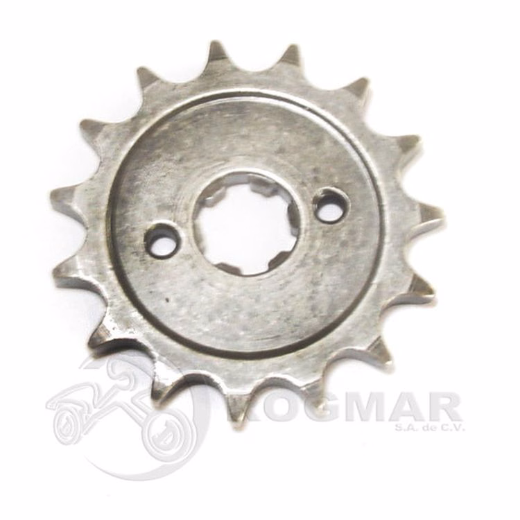 ENGRANE DELANTERO P/ NS150, P/ AS150, P/ NS125, P/ PULSAR 135LS, P/ NS160 (FRENO TAMBOR) 15D
