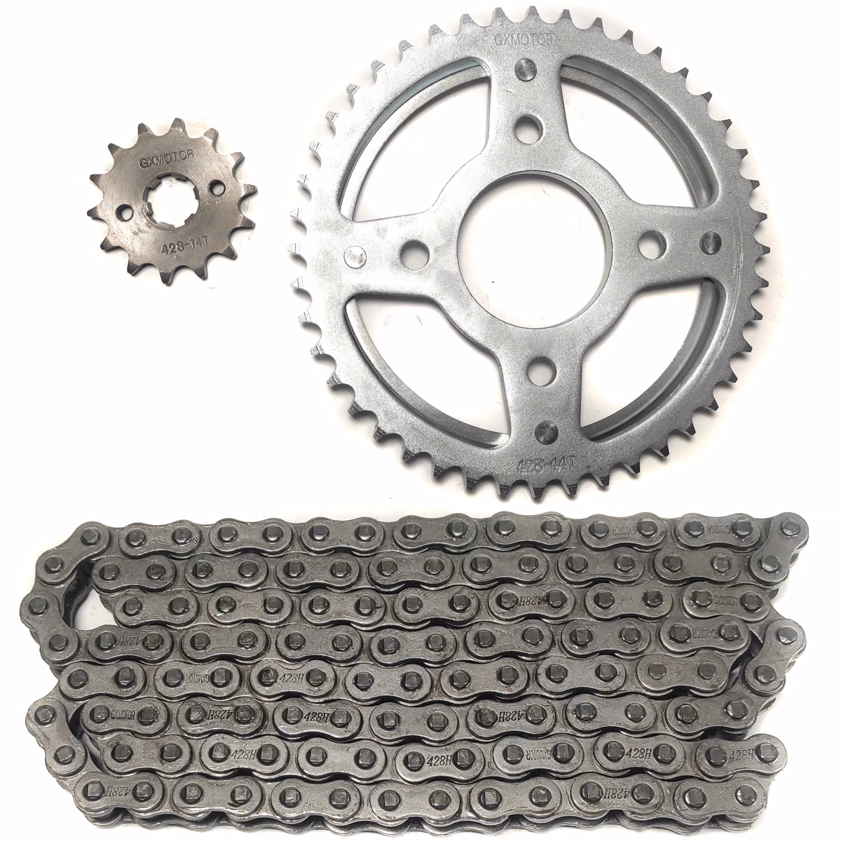 JUEGO DE ENGRANES CON CADENA P/ CBF 125 TWISTER (44/14D, 428H X 122L)