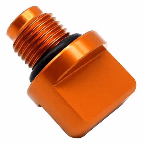 TAPON DE ACEITE ALUMINIO NARANJA P/ DUKE 200, 250, 390, P/ RC ADVENTURE 390