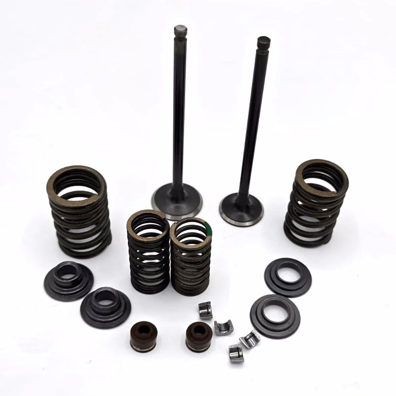 VALVULA ADMISION/ESCAPE COMPLETO P/ GN-125F (JUEGO)