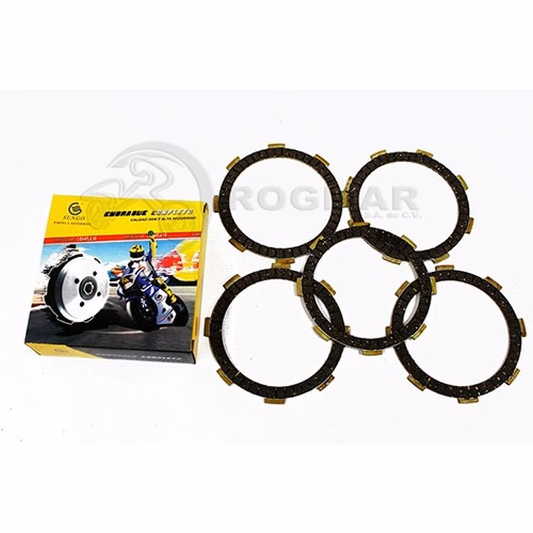 DISCO PASTA EMBRAGRE P/ GL-150 CARGO, P/ XR-150L, P/ XR-190L, P/ CB-190 (JUEGO)