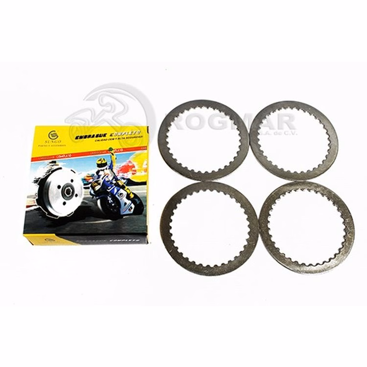 DISCO LAMINA EMBRAGUE P/ GL-150 CARGO, P/ XR-150L, P/ XR-190L, P/ CB-190 (JUEGO)