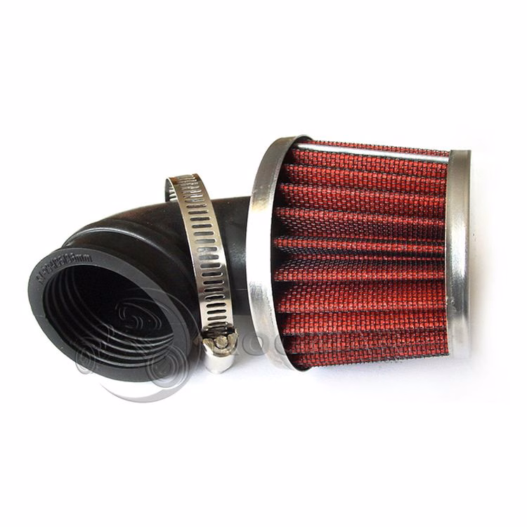 FILTRO AIRE UNIVERSAL CONICO SUNGO 35MM C/ CONEXIÓN CURVA 90°