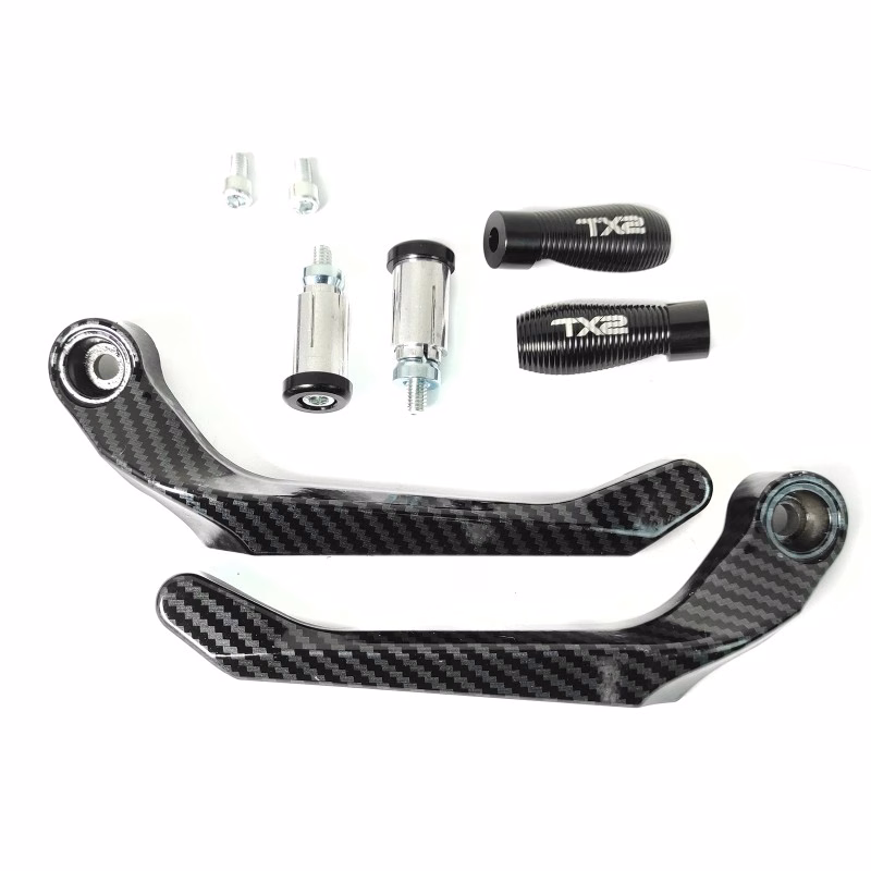 PROTECTOR DE MANIJA TECHX2 TIPO FIBRA DE CARBON SG182-1 (JUEGO)