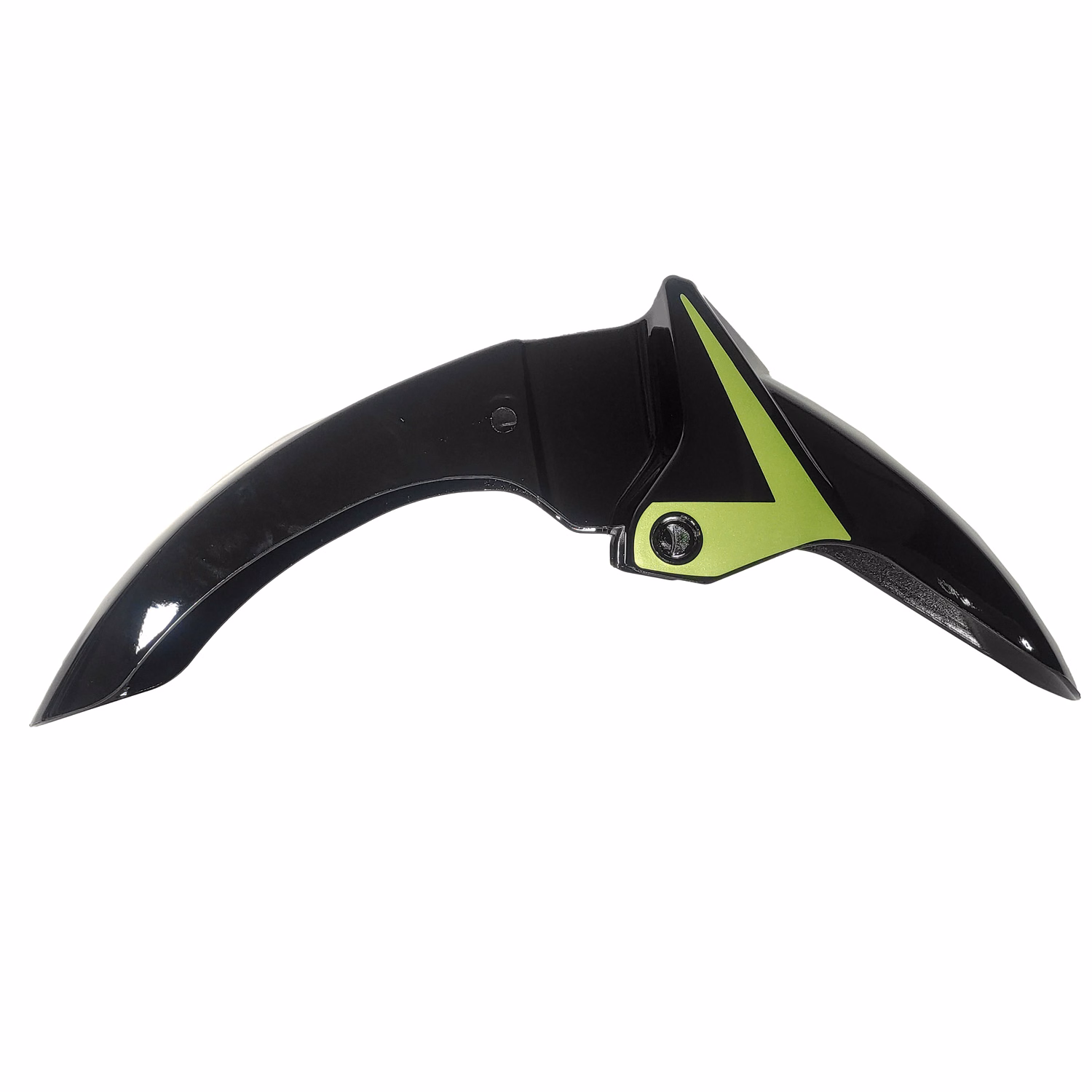 SALPICADERA DELANTERA NEGRA/VERDE LIMON P/ 150SZ '16-'18